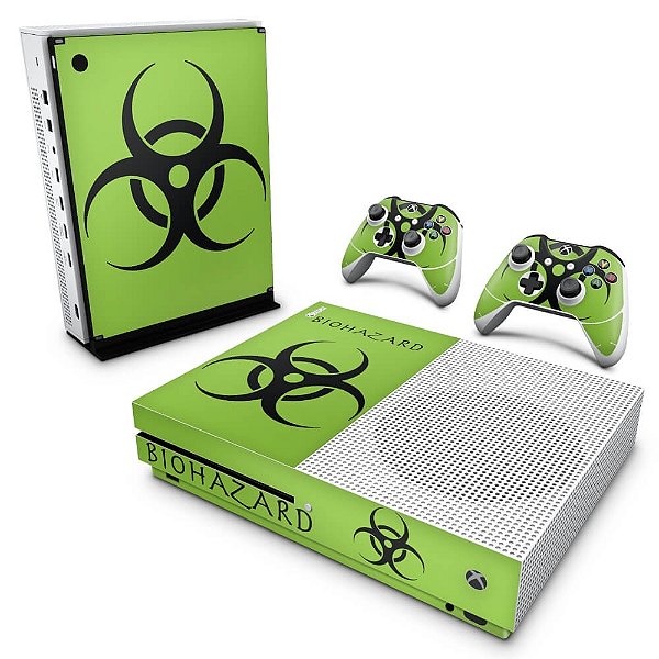 Xbox One Slim Skin - Biohazard Radioativo
