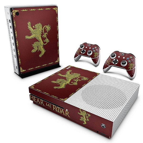 Xbox One Slim Skin - Game Of Thrones Lannister