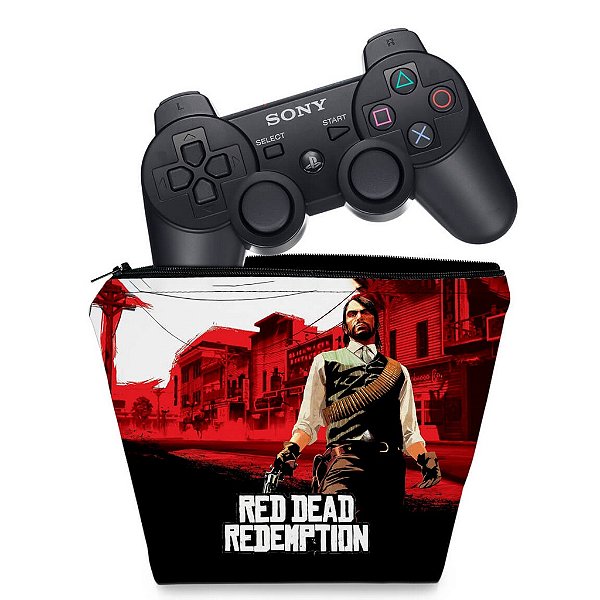 Capa PS3 Controle Case - Red Dead Redemption