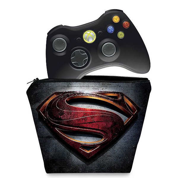 Capa Xbox 360 Controle Case - Superman