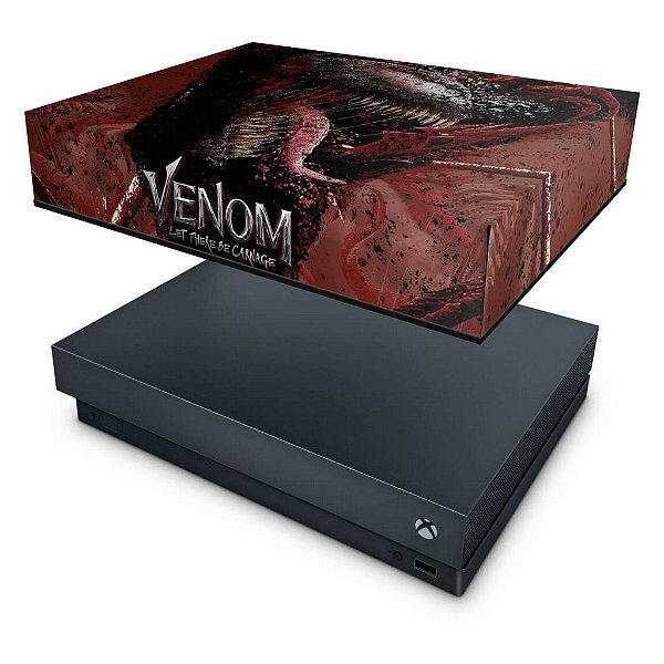 Xbox One X Capa Anti Poeira - Venom Tempo de Carnificina