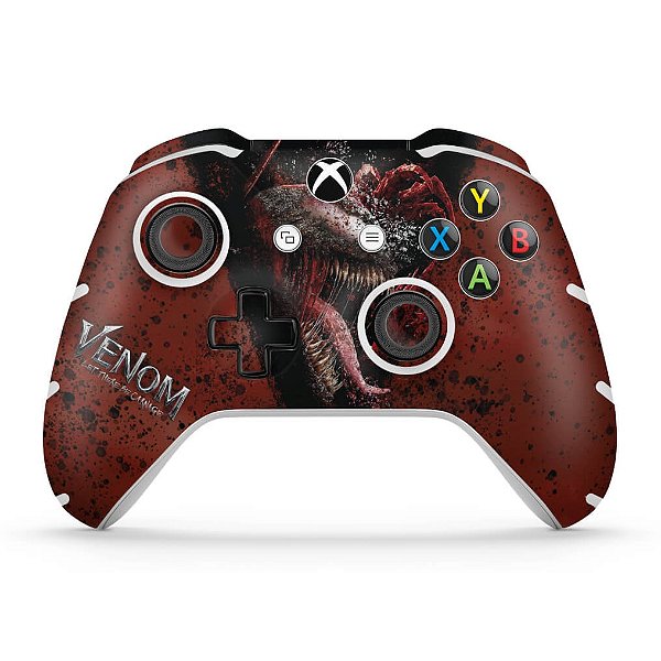 Skin Xbox One Slim X Controle - Venom Tempo de Carnificina
