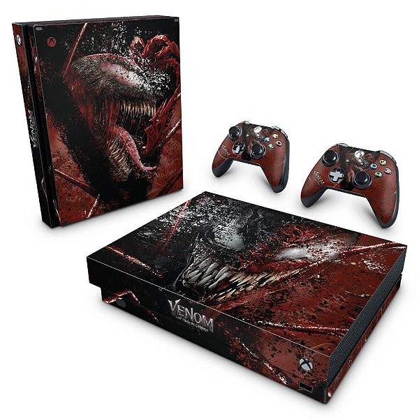Xbox One X Skin - Venom Tempo de Carnificina