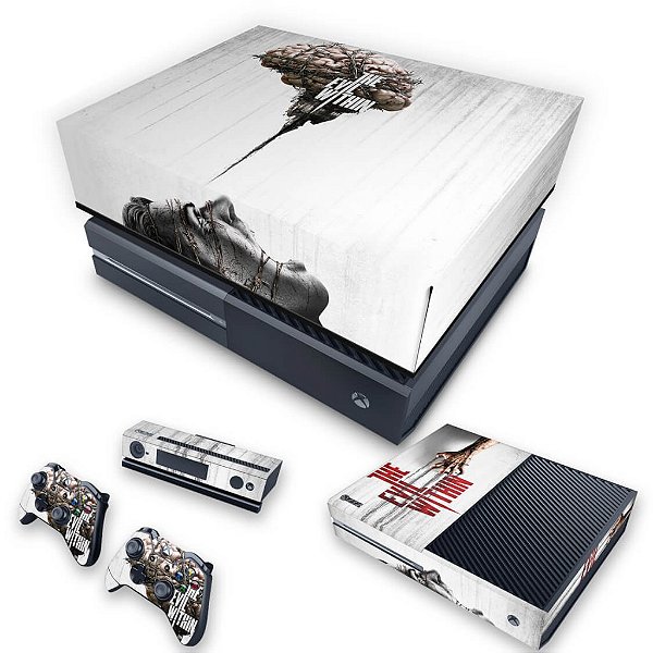 KIT Xbox One Fat Skin e Capa Anti Poeira - The Evil Within