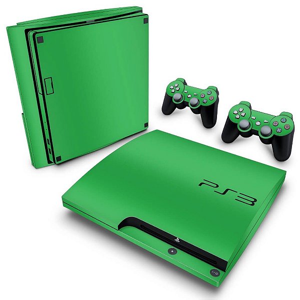 PS3 Slim Skin - Verde