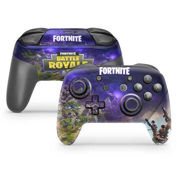 Nintendo Switch Pro Controle Skin - Fortnite