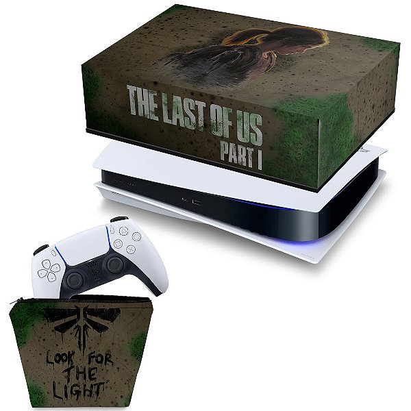 KIT PS5 Capa e Case Controle - The Last of Us Part 1 I