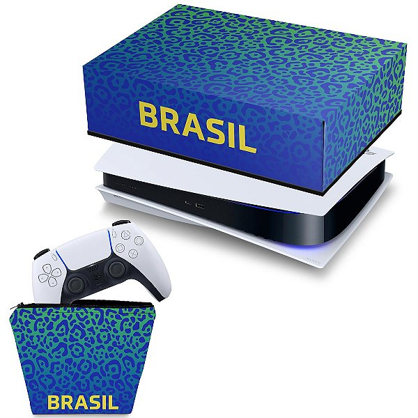 KIT PS5 Capa e Case Controle - Brasil
