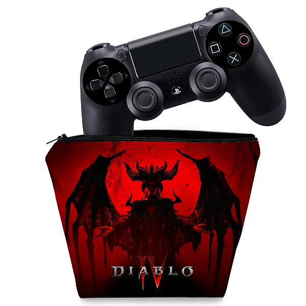 Capa PS4 Controle Case - Diablo IV 4