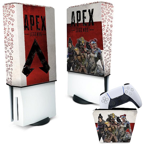 KIT Capa PS5 e Case Controle - Apex Legends