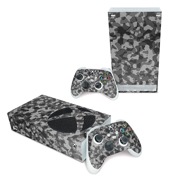 Xbox Series S Skin - Camuflado Cinza