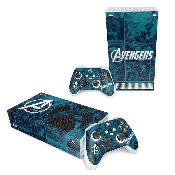 Xbox Series S Skin - Avengers Vingadores Comics