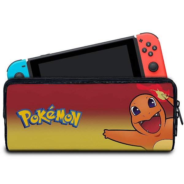 Case Nintendo Switch Bolsa Estojo - Pokémon Charmander