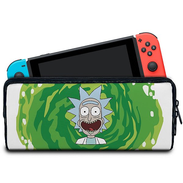 Case Nintendo Switch Bolsa Estojo - Rick And Morty