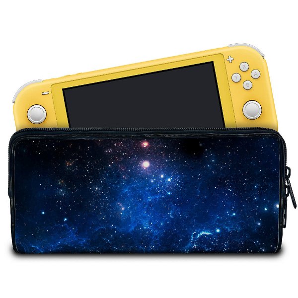Case Nintendo Switch Lite Bolsa Estojo - Universo Cosmos