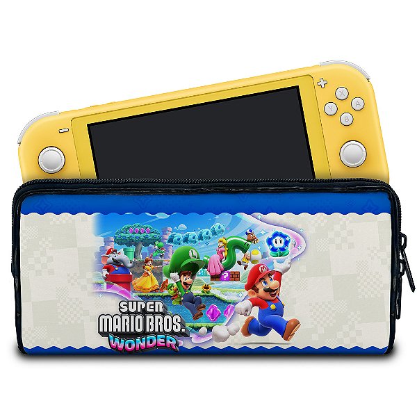 Case Nintendo Switch Lite Bolsa Estojo - Super Mario Bros. Wonder