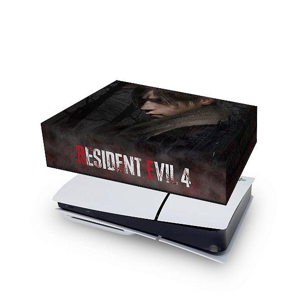 PS5 Slim Capa Anti Poeira - Resident Evil 4 Remake