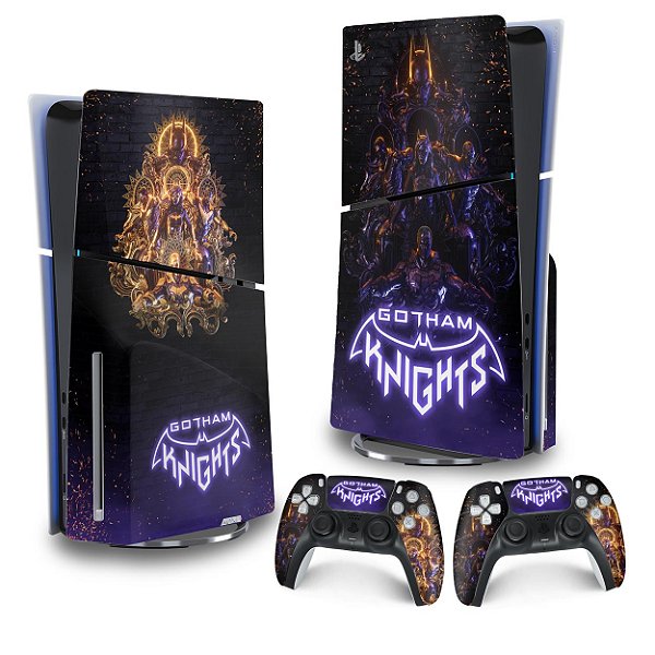 Skin PS5 Slim Vertical - Gotham Knights