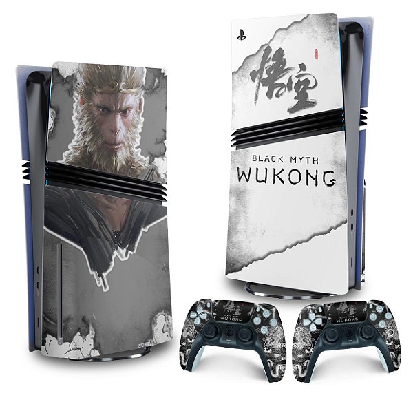 Skin PS5 Pro Vertical - Black Myth: Wukong