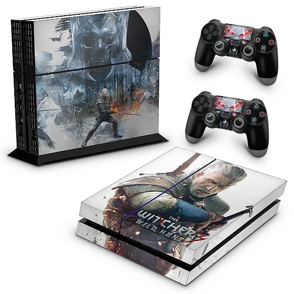 Ps4 Fat Skin - The Witcher #B