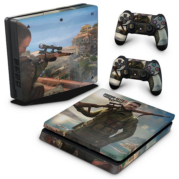 PS4 Slim Skin - Sniper Elite 4