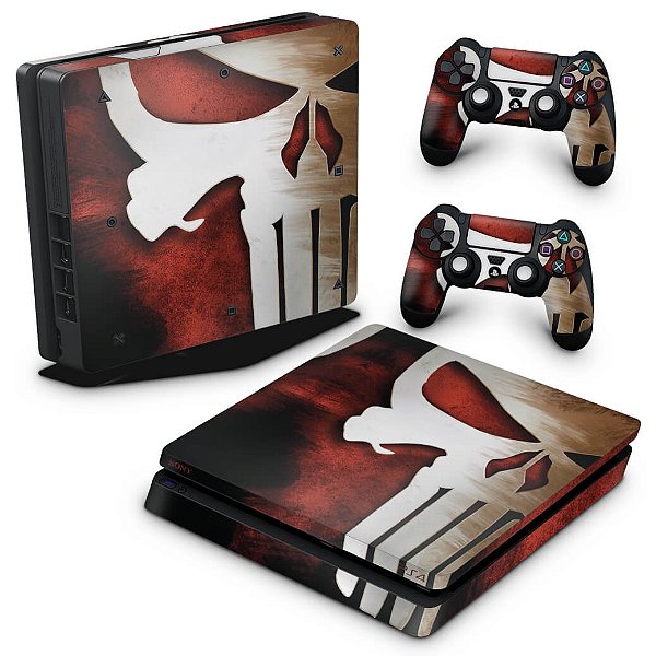 PS4 Slim Skin - The Punisher Justiceiro