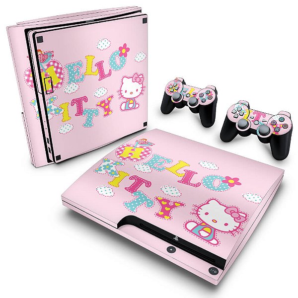 PS3 Slim Skin - Hello Kitty