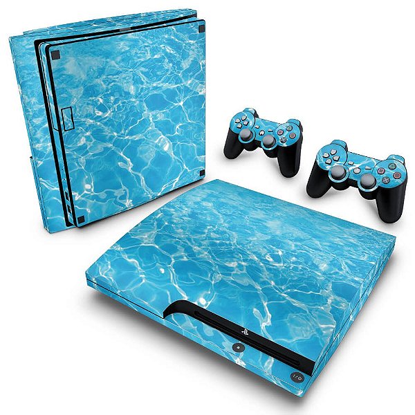 PS3 Slim Skin - Aquático Água