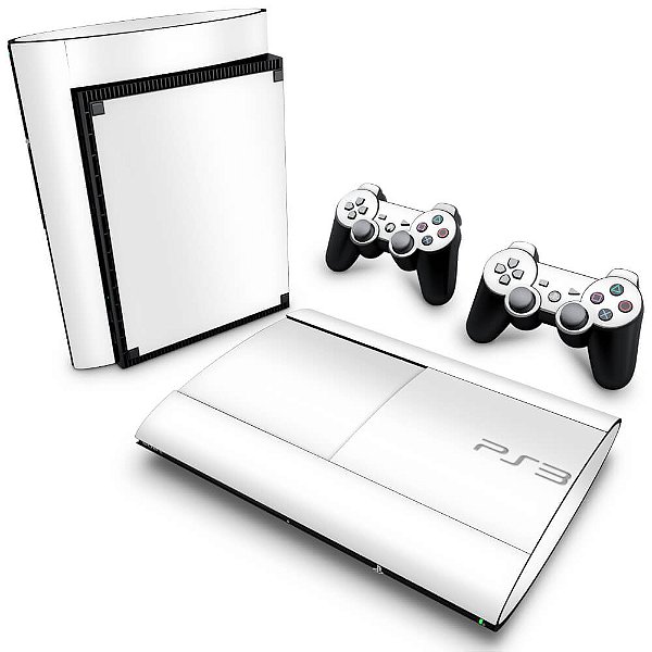 PS3 Super Slim Skin - Branco