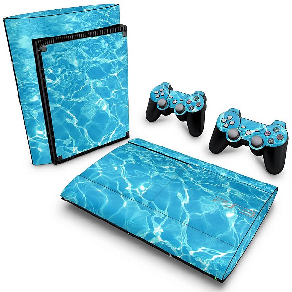 PS3 Super Slim Skin - Aquático Água