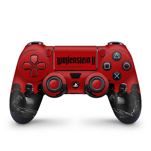 Skin PS4 Controle - Wolfenstein 2 New Order