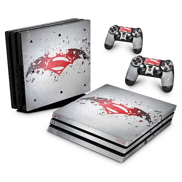 PS4 Pro Skin - Batman vs Superman Logo
