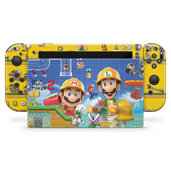 Nintendo Switch Skin - Super Mario Maker 2