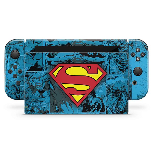Nintendo Switch Skin - Superman Comics