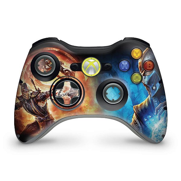 Skin Xbox 360 Controle - Mortal Kombat