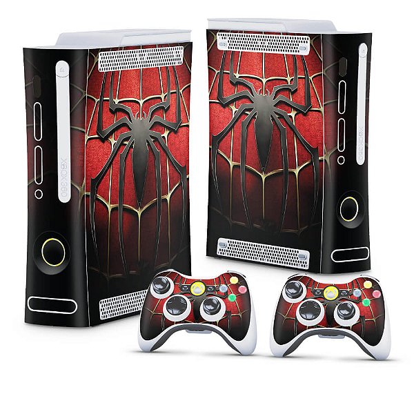 Xbox 360 Fat Skin - Spiderman Homem-Aranha #B