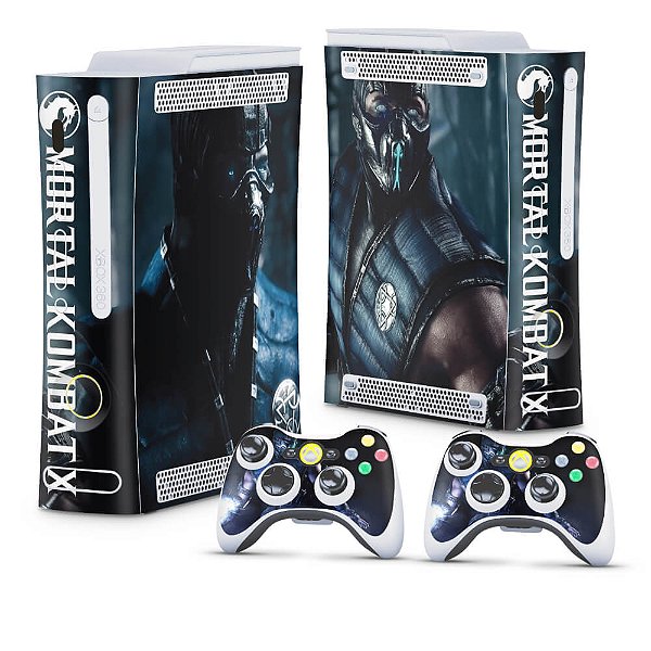 Xbox 360 Fat Skin - Mortal Kombat X Subzero