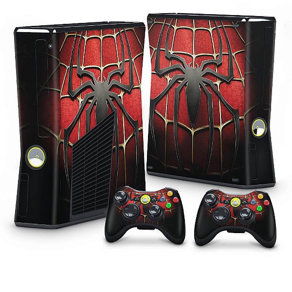 Xbox 360 Slim Skin - Spiderman Homem-Aranha #B