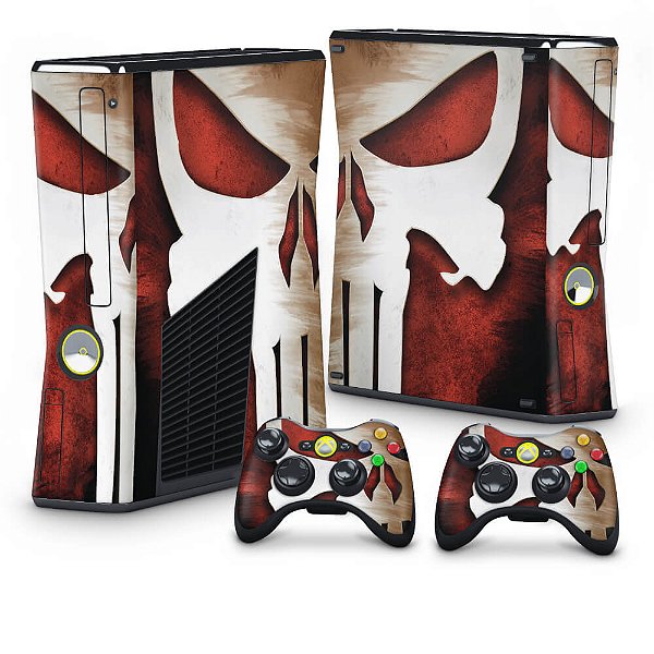 Xbox 360 Slim Skin - The Punisher Justiceiro