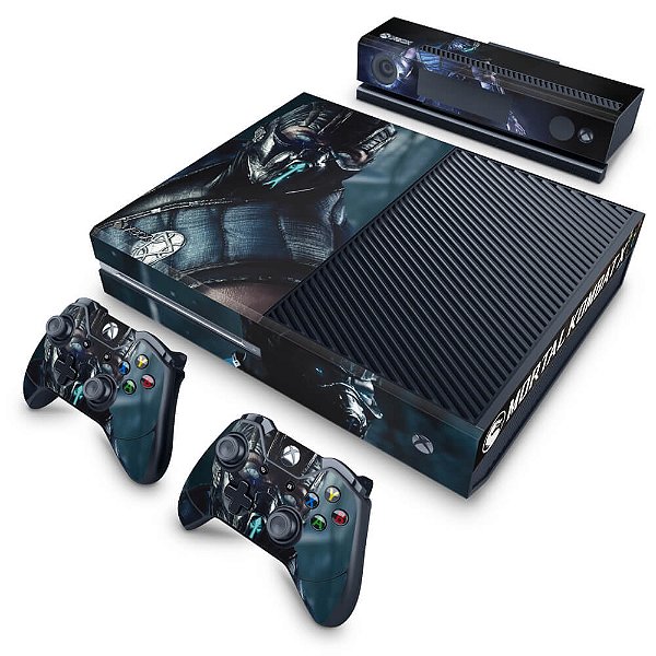 Xbox One Fat Skin - Mortal Kombat X - Subzero