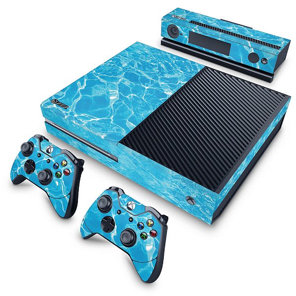 Xbox One Fat Skin - Aquático Água