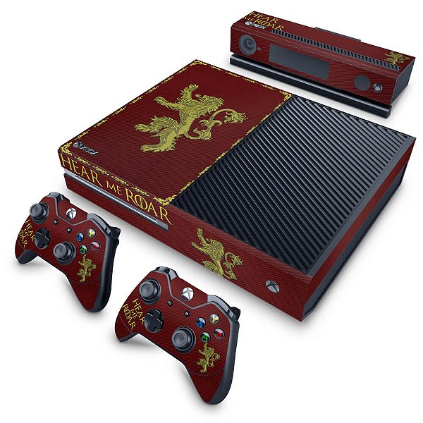Xbox One Fat Skin - Game Of Thrones Lannister