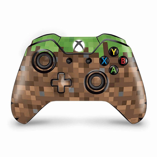 Skin Xbox One Fat Controle - Minecraft