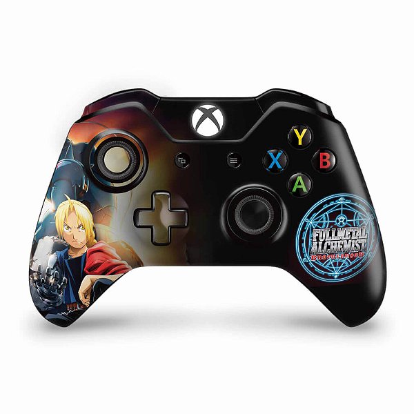 Skin Xbox One Fat Controle - Fullmetal Alchemist: Brotherhood