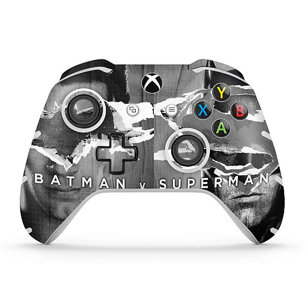 Skin Xbox One Slim X Controle - Batman Vs Superman