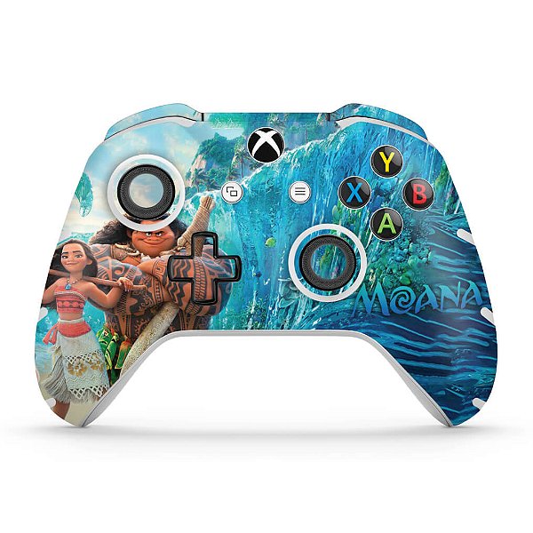 Skin Xbox One Slim X Controle - Disney Moana