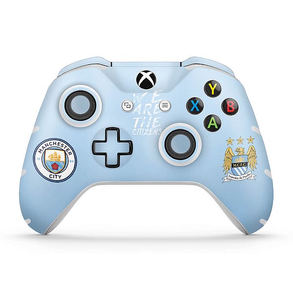 Skin Xbox One Slim X Controle - Manchester City FC