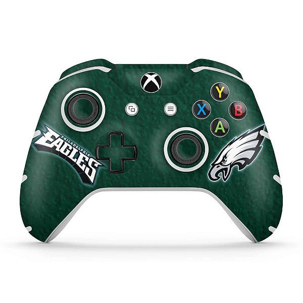 Skin Xbox One Slim X Controle - Philadelphia Eagles NFL