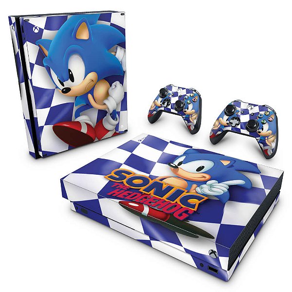 Xbox One X Skin - Sonic The Hedgehog
