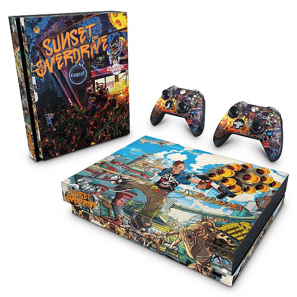 Xbox One X Skin - Sunset Overdrive